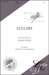 Lullaby SA choral sheet music cover